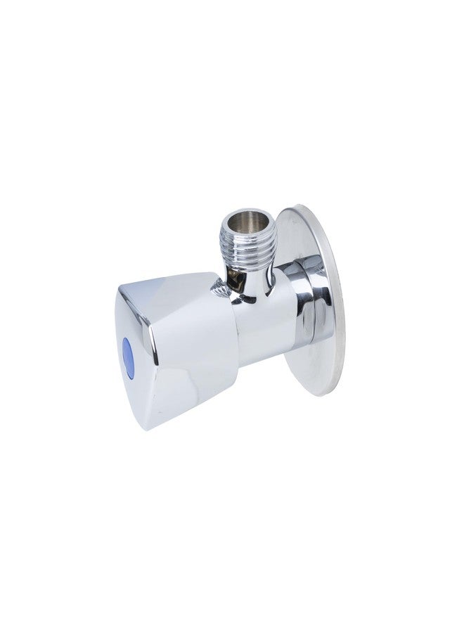 PARRYWARE TRIGON Series wall mounted WC AREA ANGLE COCK/VALVE (Chrome) | Center Lever, Brass Body, With Wall Flange | Angle Valve for Bathroom, Toilet, Home | T9828A1 - Image 4